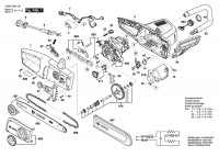Bosch 3 600 HB8 171 UniversalChain 40 Chain Saw 230 V / GB Spare Parts UniversalChain40